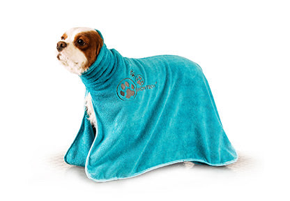 Dry Dude Turquoise Handdoek Voor Honden En Katten